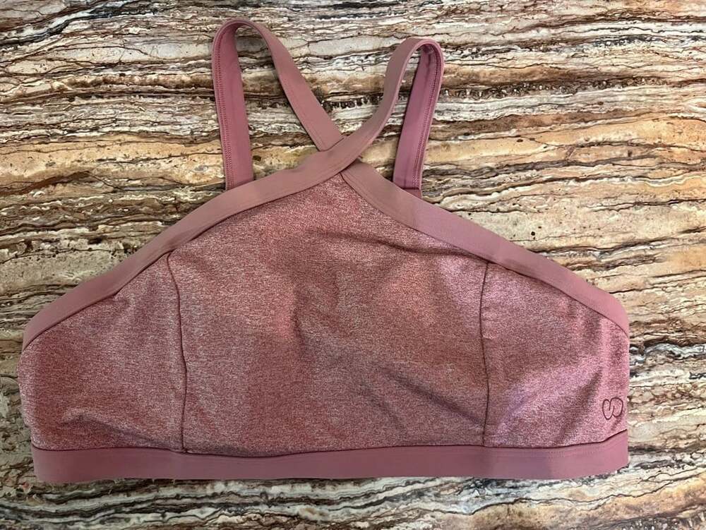 Calia By Carrie Underwood Sports Bra Size L Dusty Pink